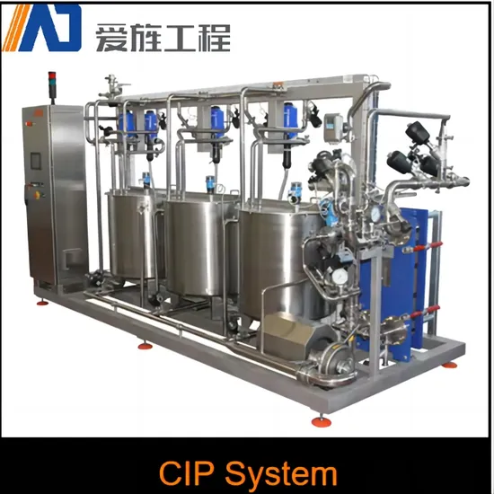 AJME Automatic CIP cleaning tank CIP cleaning equipment for beverage processing 