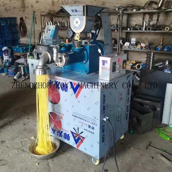 Electric 150kg/H Rice Corn Noodle Making Machine Pasta Spaghetti Extruder Vermicelli Noodle Machine 