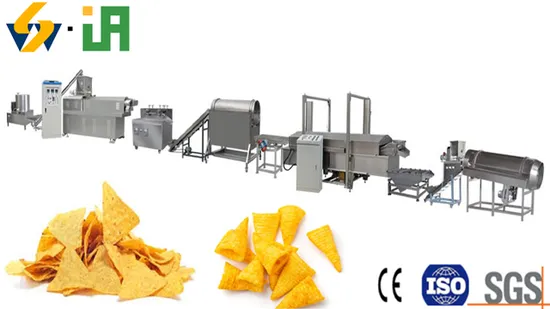 Fried Snack Production Machinery Plant Automatic Tortilla Production Machines Line Equipment 