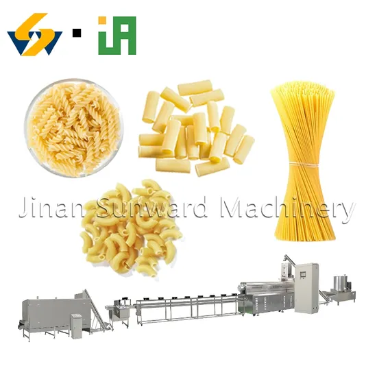 Hot Sale Snack Pellet Machine Pasta Macaroni Processing Extruder Processing Line Macaroni Equipment