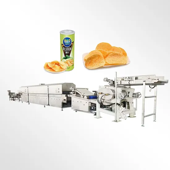 TCA Fully Automatic Pringles Potato Chips Snack Making Machinery Line Equipment Trade 