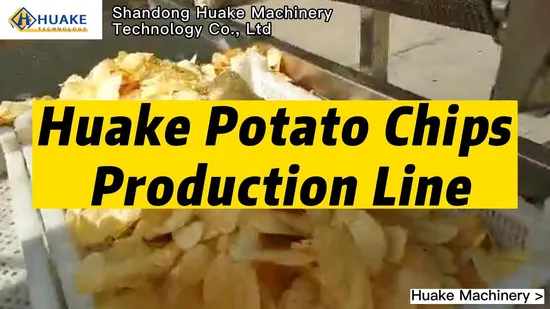 Commercial Sweet Potato Chips Frying Production Line Frozen French Fries Making Machine 