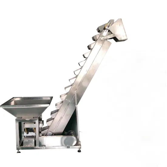 Automatic Food Stainless Steel Durable Bucket Elevator Grain Snacks Nuts Chips Conveying Equipment 