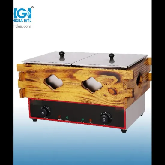 2400W Commercial Wooden Box Electric Heating Oden Cooking Machine ED