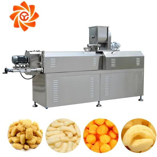 Puff Snack Food Extruder Machine Corn Puff Snacks Food Making Extrusion Machinery Equipment 