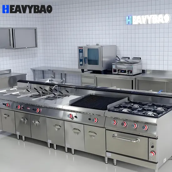 Heavybao Factory Restaurant Hotel Snacks Bakery Kitchen Kitchenware Equipment with CE RoHS 