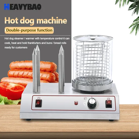 Heavybao Commercial Hotdog Roller Machine Electric Roasting Sausage Hotdog Griller for Catering Equipment 