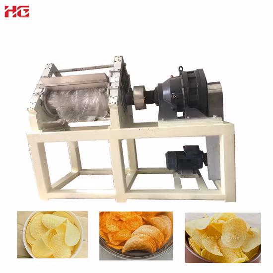 Snack Machines Hg Compound 250kg/Hour Potato Chips Processing Equipment