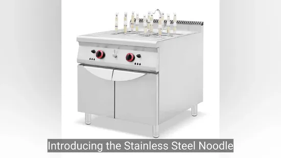 Noodle Cooker with Bun Steamer Professional Pasta Boiler Cooker for Gas Range High Efficiency Cooking Performance Ideal for Restaurants and Home Chefs 