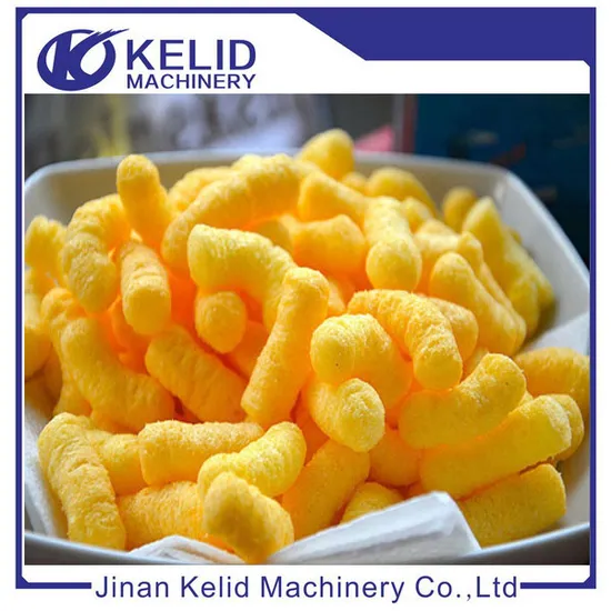 Corn Maize Puffed Snack Cheetos Kurkure Nik Naks Extruder Process Equipment 