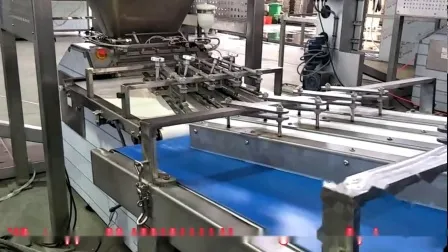 3 Roller Continuous Dough Moulding with Auto Panner for Long French Loaf Toast Hot Dog Bread 