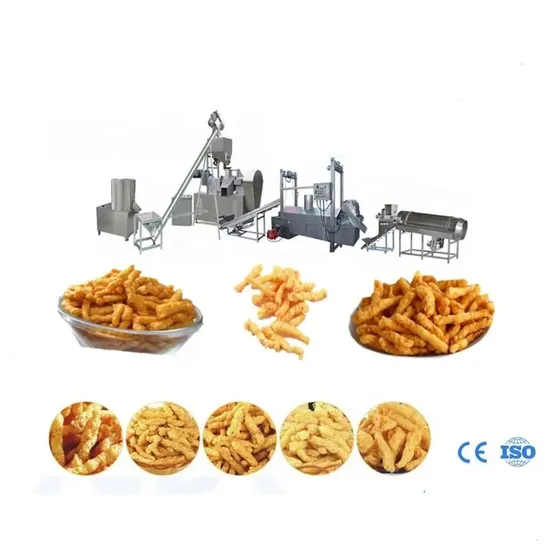 Fried Cheetos Kurkures Nik Naks Pellets Bugle Chips Snacks Making Equipment 